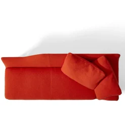 Esosoft Right-Sided Orange Chaise Longue by Antonio Citterio