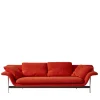 Esosoft 3-Seater Orange Sofa by Antonio Citterio