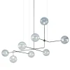 Essenza 8-Light Transparent Borosilicate Glass Chandelier