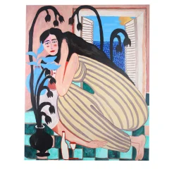 Estate Polychrome Painting