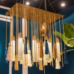 EticaLiving Murano Glass Chandelier