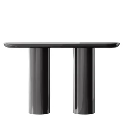 Eva Black Brown Glossy Console
