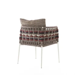 Eva Horizontal Ropes Outdoor Chair by Antonio Marras