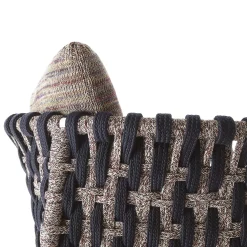 Eva Vertical Ropes Outdoor Chair by Antonio Marras