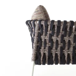 Eva Vertical Ropes Outdoor Chair by Antonio Marras
