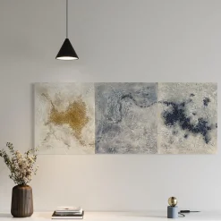 Evoluzione Textured Resin Triptych