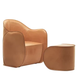 Exo Set of Armchair and Ottoman