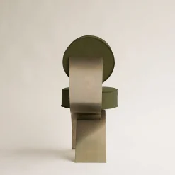 Exo Steel & Nabuk Jungle Fabric Chair by Andrea Tognon