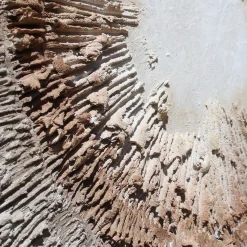 Expansion Textured Resin Painting in Dove Gray