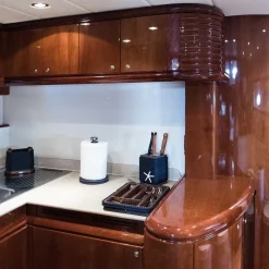 Extra-Large Rectangular Blue Tray with Rope Inserts