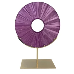 Eye Purple Crystal Sculpture