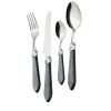 Falabella 24-Piece Cutlery Set in Black with Box
