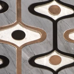 Fancy Mirage Leather & Marble Decorative Panel
