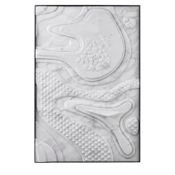 Favare White Carrara Marble Decorative Panel