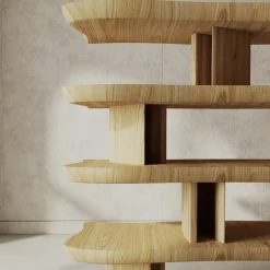 Favignana Oak Bookshelf