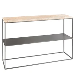 Favignana Travertine Console