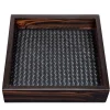 Febe Ebony Handwoven Square Valet Tray Large