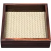Febe Ebony Handwoven Square Valet Tray Small