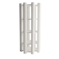 Federico Bookcase in White Marble By Sissy Daniele