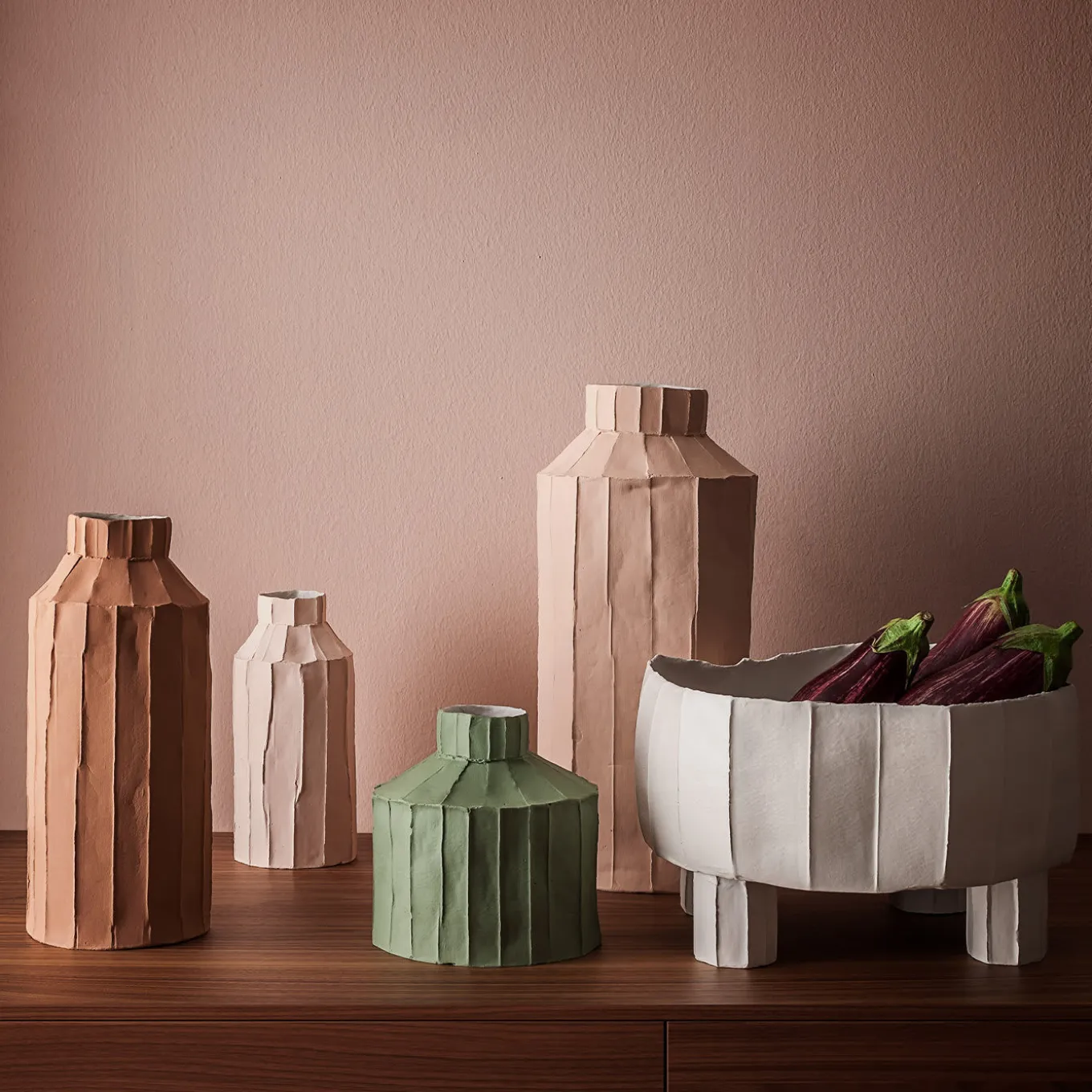 FIDE Corteccia B4/Basilico Vase