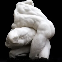 Fighters Plaster Sculpture