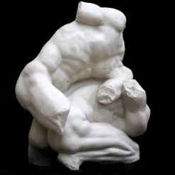 Fighters Plaster Sculpture