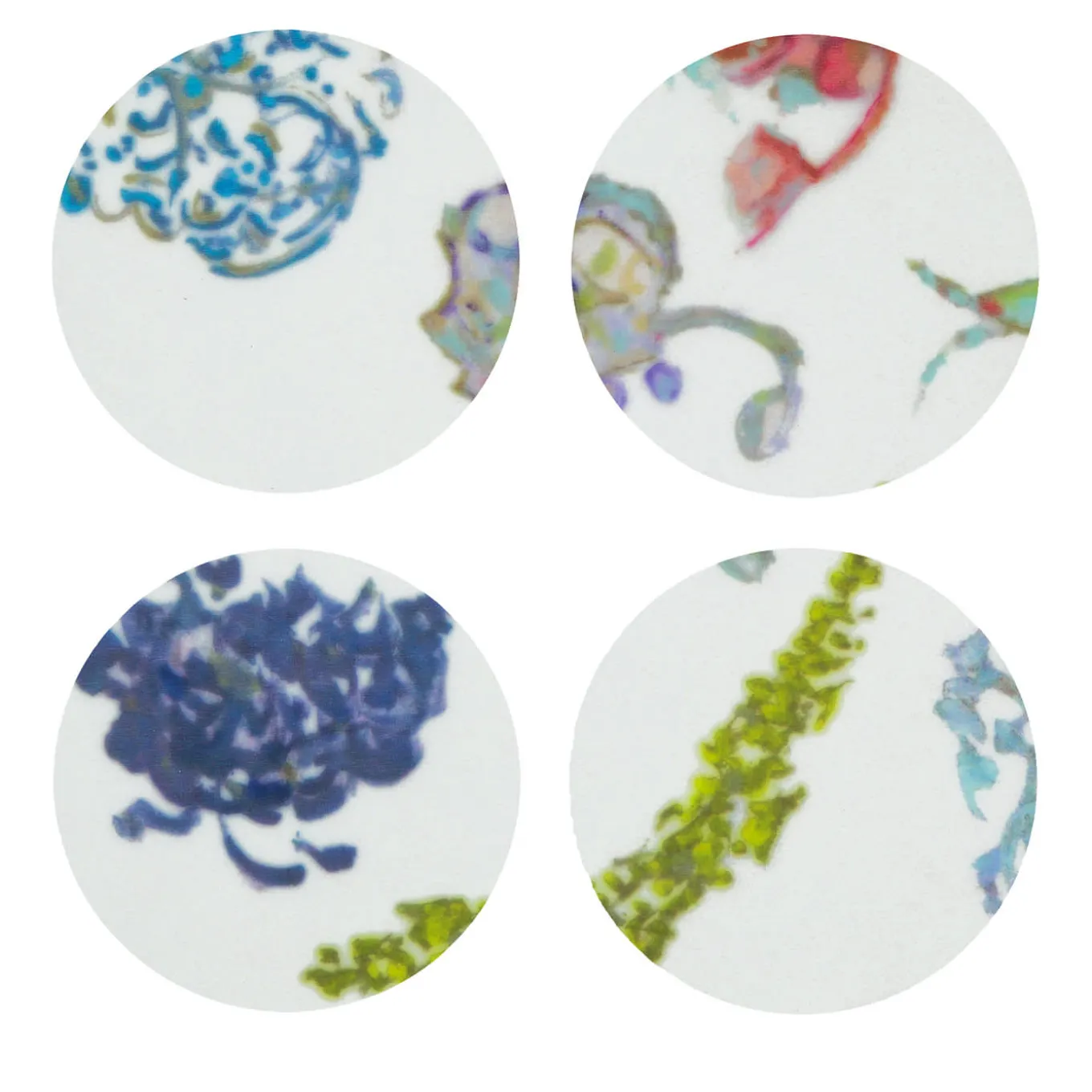 Filicudi Set of 8 Patterned Polychrome Coasters