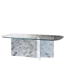Filo Dining Table with Versilys Marble Base