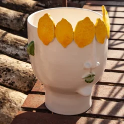 Filomena Street Vendor of Lemons Vase