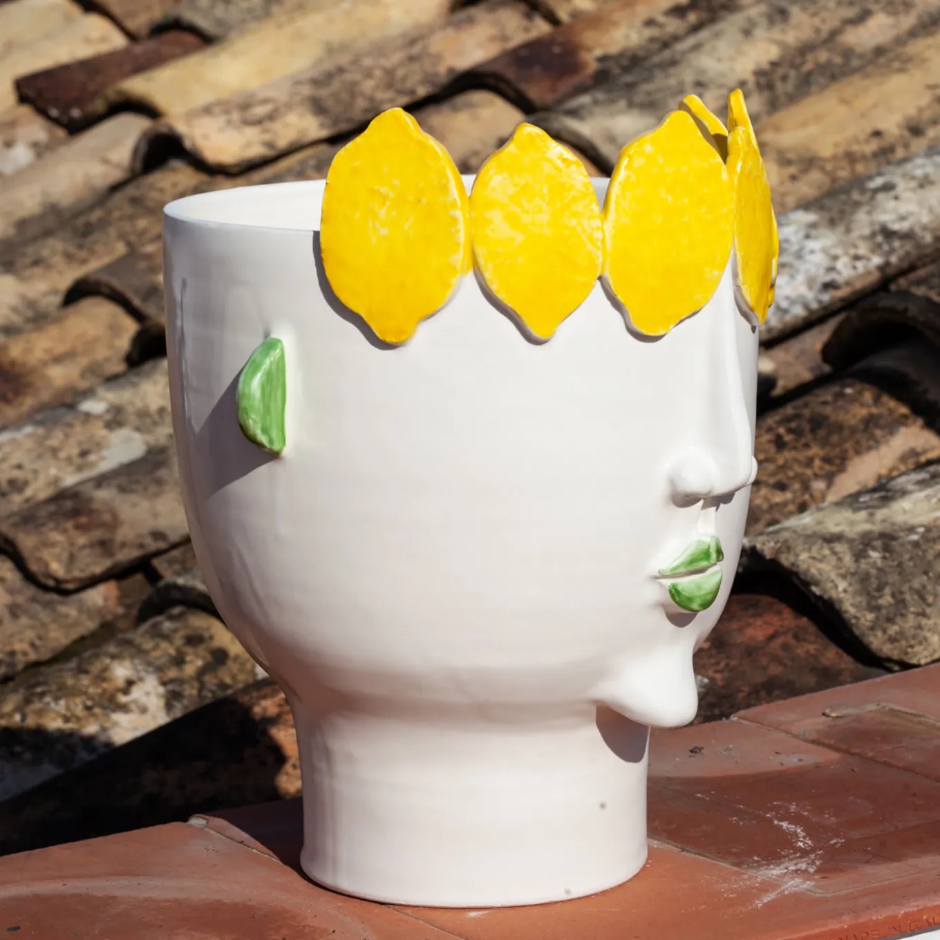 Filomena Street Vendor of Lemons Vase