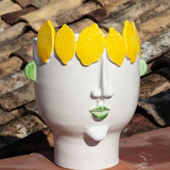 Filomena Street Vendor of Lemons Vase