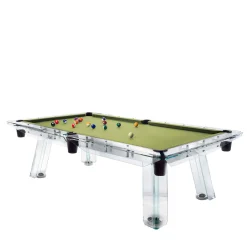 Filotto Classic Chartreuse/Black Glass Billiard Table