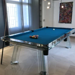 Filotto Petroleum Blue/Black Billiard Table