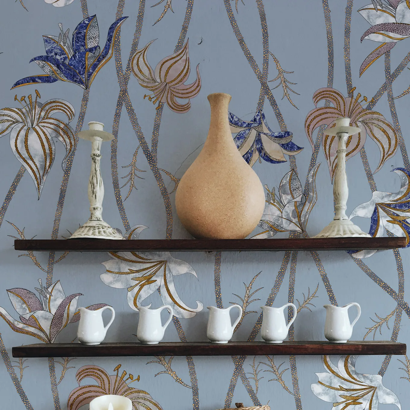 Fiori Azzurro Fiordaliso Wallpaper