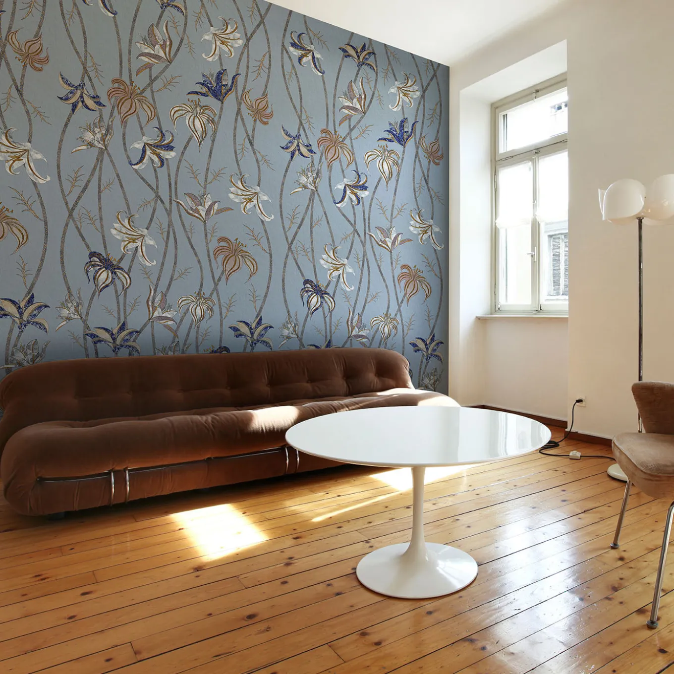 Fiori Azzurro Fiordaliso Wallpaper