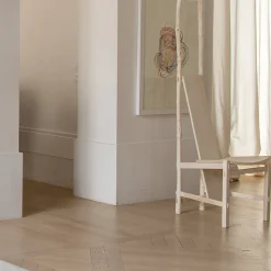 Fiorita Maple Wood Chair with Beige Color