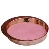 Firenze Round Copper and Pink Empty Pocket Tray