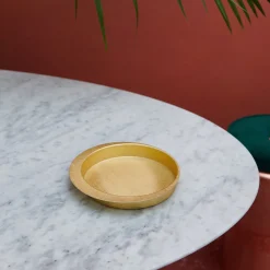 Firenze Round Gold Empty Pocket Tray