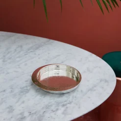 Firenze Round Silver Empty Pocket Tray