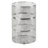 FIRENZE WASTE BASKET - SILVER