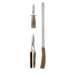 Fish and Shellfish Cutlery Set in Natural Horn