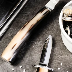 Fish and Shellfish Cutlery Set in Natural Horn