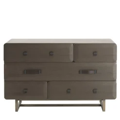Five Points Smokey Grey Wood Drawer Unit