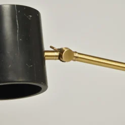 Flamingo Table Lamp in Black Marquinha Marble