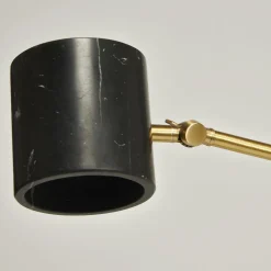 Flamingo Table Lamp in Black Marquinha Marble