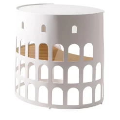 Flavio White and Golden Coffee Table