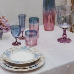 Fleury Set of 2 Purple-To-Blue Water Goblets