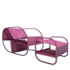 Flip Seat and sidetable Fuxia by Salomè Hazan