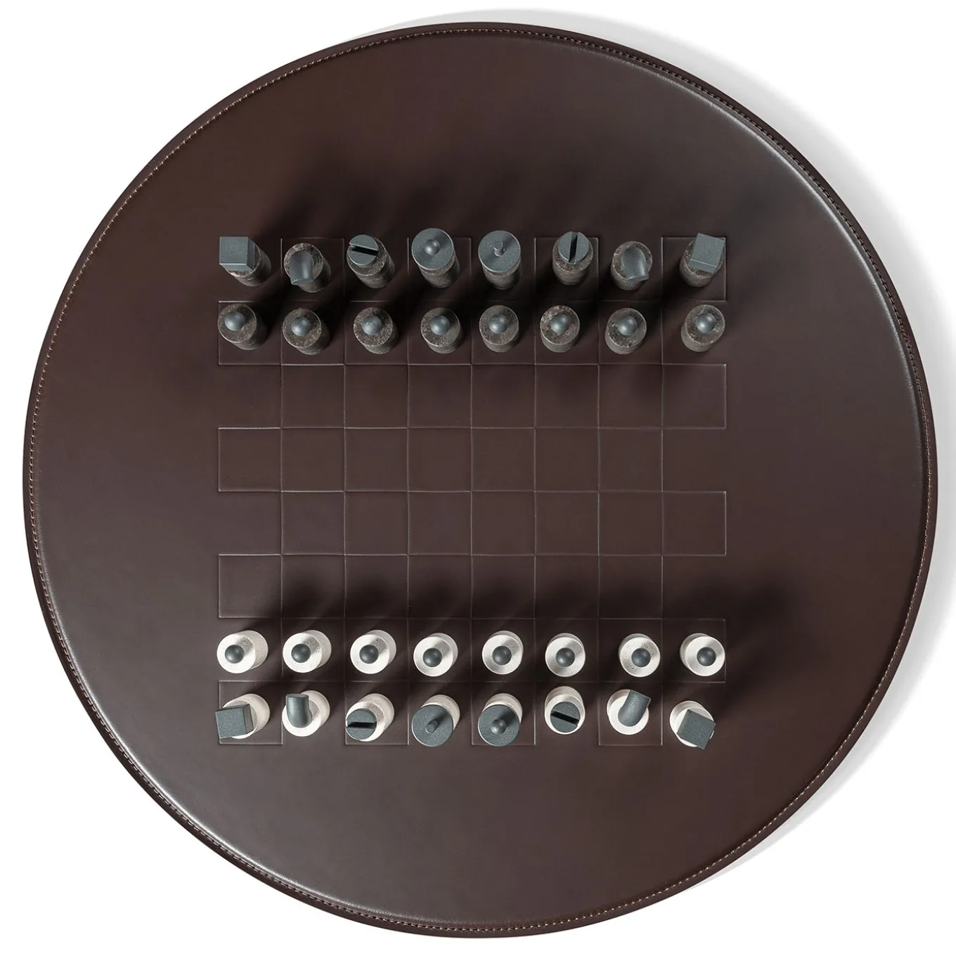 Flirt Side Table With Checkerboard by Luca Nichetto