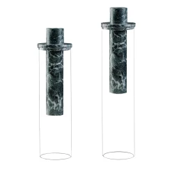 Floa Small Verde Alpi Vase by Maurizio Bergo